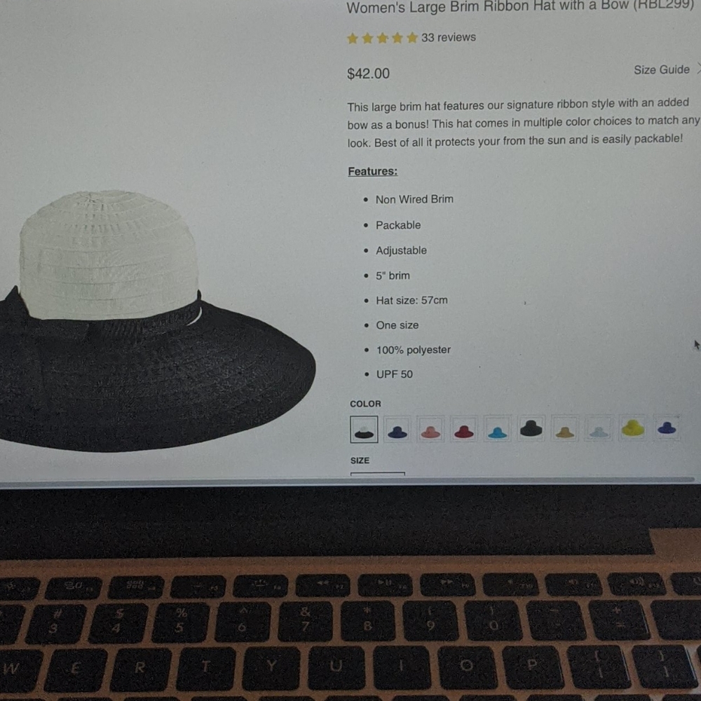 SanDiego Hat packable UPF50 Hat